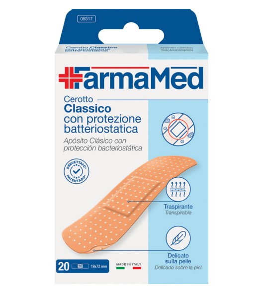 Apósitos Clásicos con Protección Bacteriostática de FarmaMed